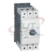 Motor Protection Circuit Breaker MPX³ 100H, 45kW 80..100A 75kA, thermal magnetic, rotary handle, TS35 ^panel mount
