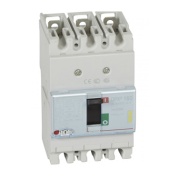 Moulded Case Circuit Breaker DPX³ 160, 40A 3x400VAC 16kA, therm. 0.8..1In ^magn. 10In, incl. screws/ cage clamps Al/Cu 70/95mm², panel mount