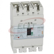 Moulded Case Circuit Breaker DPX³ 250, 200A 3x 415VAC 25kA, therm. 0.8..1In ^magn. 5..10In, incl. screws/ bar clamps/ lugs screws, panel mount