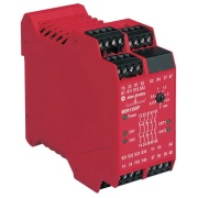 Safety Relay MSR138DP, single-function delayed output, input 1NC, 2NC, output 2NO safety, 3NO delayed safety| 6A 24VDC delay 0.5..10s, reset auto/ manual/ monitored manual, removable terminals, 24VAC/DC, TS35