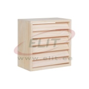 Sauna light cover, 250x250x130mm, pine