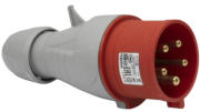 Industrial Plug P17 Tempra, 3P+N+E 32A 415VAC, IP44