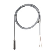 Surface contact temperature sensor Thermasgard OFTF PT100, PVC cable 1.5m, -35..105°C, 2-wire, aluminium sleeve, 8x8x50mm, IP65