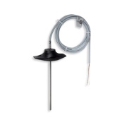 Temperature Sensor HTF50-PT100, -50..180°C, Ø6x50mm, ss 1.4571 V4A, cl. B, 2-wire, 1.5m silicone cable, IP65