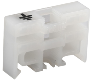 PMR117.1| Support, 2x 10mm busbar, marked PE