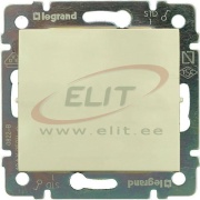 Switch Valena, mech.| 2way, 10A 250VAC, spring clamp, beige