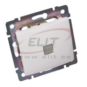 Switch Valena, mech.| 2way w. indicator, 10A 250VAC, spring clamp, beige