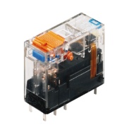 Relay RCI484AC4, 2CO 8A 240VAC, cv 24VDC, test button ^LED ^free-wheel diode