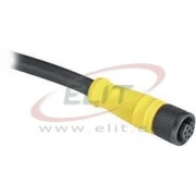 DC Micro Cordset Guardmaster 889D, M12 8pin socket » M12 8pin plug, 1.5A 30VAC/36VDC, -20..80°C, 5m PVC cable, IP65, NEMA4