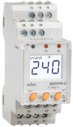 900VPR-BL| Voltage Protection Relay, 3digits LCD backlight, 3Ø-3/4W, over/under voltage ^frequency ^phase asymmetry/ failure/ sequence ^neutral loss, range 50..500VAC, delay 0..300s, 2CO 5A 250VAC, sv 85..270VAC/DC, TS35