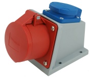 SM Industrial Socket Combo, 3P+E+N 32A 415VAC, 2P+E Schuko 16A 250VAC, IP44, MaxPro