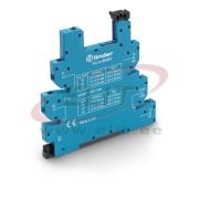 Socket 93.61, 34.51.7.005/012/024.xx10, 34.81.7.005/012/024.xxxx, cv 6-12-24VDC sensitive, MasterBASIC, W5mm, TS35