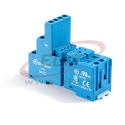 Socket 94.02, 55.32/ 85.02, takes 99.02/ 86.30 modules, incl. 094.71 metal retaining clip, blue