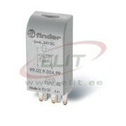 RC, Varistor 99.02, 6..24VAC/DC, sockets 92.03, 94.02/03/04, 95.03/05 (their variants)