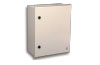 Enclosure BRES, 300Wx400Hx200D, opaque door| opening 180°, -50..80°C, fiberglass reinforced polyester (PRFV), UV resistance, IP66 IK10, grey