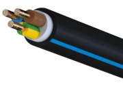 Power Cable CYKY-J, 3x1.5mm² 450/750V -15..70°C, 100m/pck, black