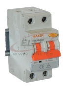 Residual Current Breaker w. Overcurrent EPBR-63H, 1B+N 13A 30mA 10kA, type AC, 2M, 10mm²