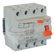 EPR-4H-25-30 « Residual Current Circuit Breaker EPR, 4P 25A 30mA 6kA, type AC, 16/25mm²| 2..3.5Nm