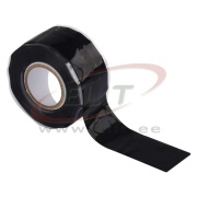 Self-amalgamating Silicone tape, 25mm x 3m, dielectric strength min. 8kV/mm, UV resistant, water resistant, -60..260°C, black