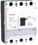 Moulded Case Circuit Breaker SGM3S-800H, 800A 3x415VAC 85kA, short-circuit protection 0.8..1In, overload protection 10In, incl. mounting screws, insul. shields, panel mount