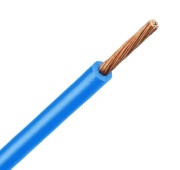 Wire H05V-K, 0.5mm² 300/500V -40..70°C, 100m/pck, blue