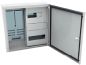 SM Metering Board JXA40-10, 10M, 40A 400VAC, 450x450x140, 2x FL21, IP44, MaxPro, pebble grey