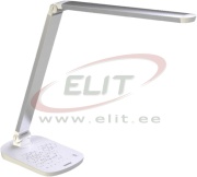 Desk lamp LED LUMINO 8W 4000K 550/440lm 120° dim. IP20, silver, Lumax