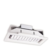 LED Recessed High Bay Light 35W 240VAC 3600lm 4500K 120° IP65, white