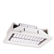 LED Recessed High Bay Light 65W 240VAC 6600lm 4500K 120° IP65, white