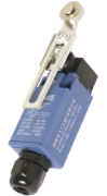Limit Switch, ss roller head adj. lever, 1NO^1NC 6A 250VAC AC15, -5..65°C, thermoplastic, M20, IP65