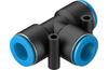 Push-in T-connector QST-12, 10pcs/pck, 153132