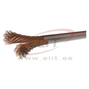 Speaker Cables SP075/TP 2× 0.75 oxygen-free copper (Cu), low voltage, PVC transparent, 100m, Emos