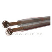 Speaker Cables SP250/TP 2× 2.50 ECO, low voltage, PVC transparent, 100m, Emos