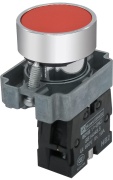 Pushbutton D22, 1nc 10A 250VAC, IP40, red