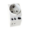 Modular Socket, 2P+E 10/16A 250VAC Schuko, 2.5M, TS35