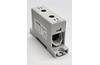 Universal Terminal Block Al/Cu TBA, 1P (2holes) 35-95mm² 220/245A 1000VAC/1500VDC, 35mm DIN-rail, panel mount, grey