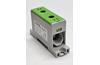 Universal Terminal Block Al/Cu TBA, 1P (2holes) 35-95mm² 220/245A 1000VAC/1500VDC, 35mm DIN-rail, panel mount, green