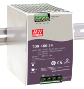 Power Supply TDR, input 3∅ 340..550VAC/ 480..780VDC, output 480W 20A 24..28VDC, LED, DC OK relay 1A 30VDC, W85.5mm, TS35, UL/TÜV/CE