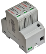 Surge Arrester V50-3+FS-275, T1+T2, Uc 275VAC, impulse current (10/350μs) Iimp 12.5kA, discharge current (8/20μs)| Imax 60kA ^In 30kA, Up ≤1.8kV, tA ≤25ns, FS 0.5A 250VAC/ 3A 30VDC| 1.5mm2, 2.5..25mm², TN-C, TÜV, CB, CE, MaxPro