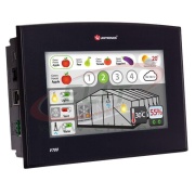 PLC^HMI Vision700, 7in 65k (16bit) color TFT touch LCD LED backlight, CANopen/ RS232/ RS485/ USB/ Ethernet, 12..24VDC, IP65/66 ^NEMA4X
