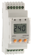 VPRD2M-BL| Voltage Protection Relay, 3digits LCD, 1Ø-2W/ 3Ø-4W, over/under voltage ^phase asymmetry ^failure ^sequence ^neutral loss, range 127..288VAC, 2CO (DPDT) 5A 250VAC/28VDC, cv 127..288VAC, TS35