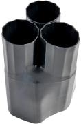 Cable Breakout HLB 310, 3cores, 38/16mm, L98mm, thick-wall, hot melt adhesive, crosslinked polyolefin -55..125°C/ +130°C, UV resistant, black