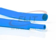 Heat Shrink Tubing H-2(Z), 3.2/1.6mm, thin-wall 0.44mm, crosslinked polyolefin -55..125°C/ +100°C, flame resistant, high flexibility, L1.22m/pc, blue