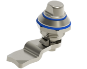 Lock Igienic WE001X, quarter turn, seal, hygienic areas/ food sector, AISI 303, IP69K