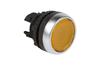 Push-button ACS, illuminated head, ø22.5mm, metal bezel, IP66/69K IK05, yellow