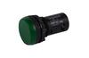 Pilot Light Osmoz, LED, ø22.5mm, 230VAC, IP66/69K IK05, green