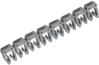 Marker CAB3, 0.5..1.5mm², 8, strip 30pcs, grey