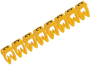 Marker CAB3, 1.5..2.5mm², C, strip 30pcs, yellow