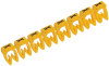 Marker CAB3, 4..6mm², X, strip 20pcs, yellow