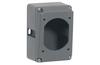 SM Box Hypra, plastic, for panel mount sockets 16A 3P+E/ 3P+N+E 415/500VAC, IP67 IK09